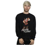 Disney Men's Beauty & The Beast Gaston Biceps To Spare Sweatshirt in Black | Size: Medium Disney Black M