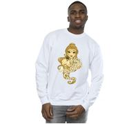 Disney Men's Beauty & The Beast Never Judge Sweatshirt in White | Size: Large Disney White L