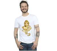 Disney Men's Beauty & The Beast Never Judge T-Shirt in White | Size: Large Disney White L