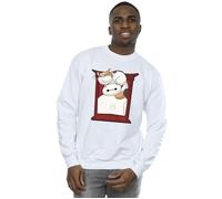 Disney Men's Big Hero 6 Baymax Frame Support Sweatshirt in White | Size: Small Disney White S