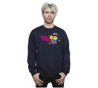 Disney Men's Big Hero 6 Baymax Fred Fired Up Sweatshirt in Navy | Size: Medium Disney Navy M