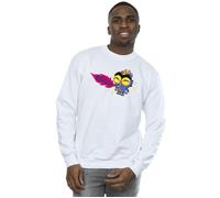Disney Men's Big Hero 6 Baymax Fred Fired Up Sweatshirt in White | Size: Large Disney White L