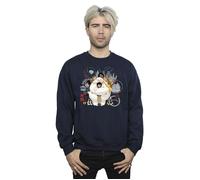 Disney Men's Big Hero 6 Baymax Group Hug Sweatshirt in Navy | Size: XL Disney Navy XL