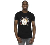 Disney Men's Big Hero 6 Baymax Group Hug T-Shirt in Black | Size: Large Disney Black L