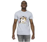 Disney Men's Big Hero 6 Baymax Group Hug T-Shirt in Grey | Size: Large Disney Grey L