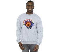 Disney Men's Big Hero 6 Baymax Hiro Angry Manga Sweatshirt in Grey | Size: Large Disney Grey L