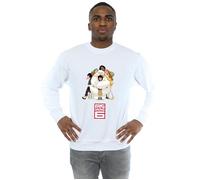 Disney Men's Big Hero 6 Baymax Hug Sweatshirt in White | Size: 3XL Disney White 3XL
