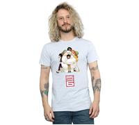 Disney Men's Big Hero 6 Baymax Hug T-Shirt in Grey | Size: 2XL Disney Grey 2XL