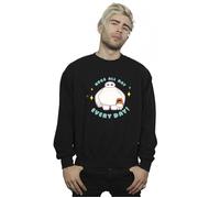 Disney Men's Big Hero 6 Baymax Hugs Everyday Sweatshirt in Black | Size: 4XL Disney Black 4XL