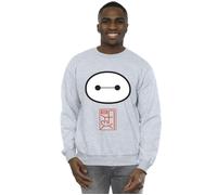 Disney Men's Big Hero 6 Baymax Icon Sweatshirt in Grey | Size: 2XL Disney Grey 2XL