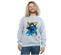 Disney Men's Big Hero 6 Hiro Anime Sweatshirt in Grey | Size: Small Disney Grey S