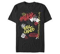 Disney Men's Bösewicht-Graffiti-t-Shirt, Black, S