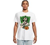 Disney Men's Boo Trick Or Treat Mickey Mouse Cotton T-Shirt in White | Size: XL Disney White XL