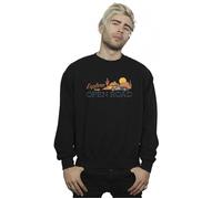 Disney Men's Cars Explore The Open Road Sweatshirt in Black | Size: 2XL Disney Black 2XL