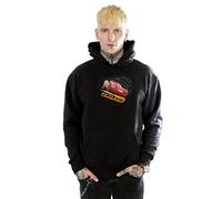 Disney Men's Cars Lightning McQueen Burst Hoodie XX-Large Black