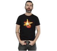 Disney Men's Cars Lightning McQueen Burst T-Shirt in Black | Size: Large Disney Black L