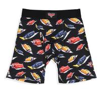 Disney Mens' Cars Lightning McQueen Tag-Free Boxers Underwear Boxer Briefs For Adults, Black, XXL