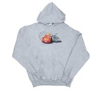 (XL, Sports Grey) Disney Mens Cars Lightning Vs Storm Hoodie