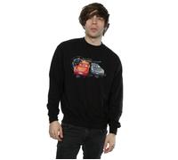Disney Men's Cars Lightning Vs Storm Sweatshirt in Black | Size: 2XL Disney Black 2XL