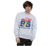 Disney Men's Cars Piston Cup 95 Sweatshirt in Grey | Size: Medium Disney Grey M