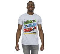Disney Men's Cars Piston Cup Champions T-Shirt in Grey | Size: Medium Disney Grey M