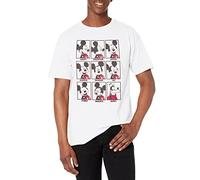 Disney Men's Characters Mickey Mood T-Shirt, White, XXL