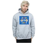 Disney Men's Chip N Dale Blue Frame Hoodie in Grey | Size: Medium Disney Grey M