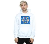 Disney Men's Chip N Dale Blue Frame Hoodie in White | Size: 4XL Disney White 4XL