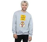 Disney Men's Chip N Dale The Funny One Sweatshirt Sport Grey XX-Large