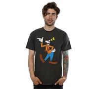 Disney Men's Classic Goofy T-Shirt Medium Light Graphite