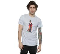 Disney Men's Classic Jafar T-Shirt in Grey | Size: Small Disney Grey S