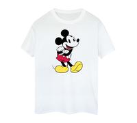 Disney Mens Classic Mickey Mouse Cotton T-Shirt (White) - Size 3XL