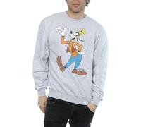 Disney Men's Classic Pluto Sweatshirt Large Sport Grey