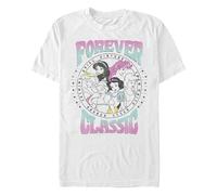 Disney Men's Classic Princess T-Shirt, White, Medium