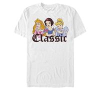 Disney Men's Classic Princesses T-Shirt, White, 3XL
