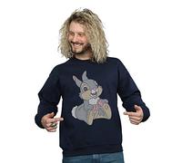 Disney Men's Classic Thumper Sweatshirt Navy Blue XXX-Large