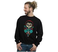 Disney Men's Coco Miguel Crossed Guitars Sweatshirt in Black | Size: XL Disney Black XL