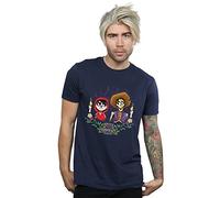 Disney Men's Coco Miguel and Hector T-Shirt XXX-Large Navy Blue