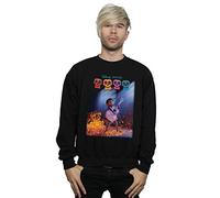 Disney Men's Coco Miguel Playing Guitar Sweatshirt Black XXXX-Large