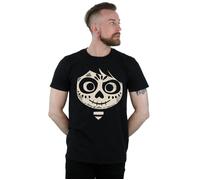 Disney Men's Coco Miguel Skeleton Face T-Shirt in Black | Size: 5XL Disney Black 5XL