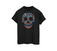 Disney Men's Coco Skull Pattern T-Shirt XXX-Large Black