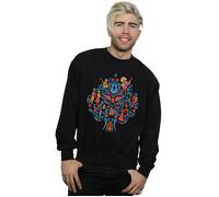 Disney Men's Coco Tree Pattern Sweatshirt in Black | Size: 2XL Disney Black 2XL