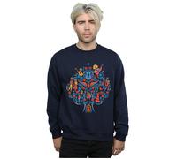 Disney Men's Coco Tree Pattern Sweatshirt in Navy | Size: Medium Disney Navy M