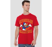 Disney Men's Donald Duck Awesome Grandpa Donald T-Shirt Red | Size: XL Disney Red XL