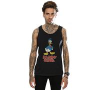 Disney Men's Donald Duck Daddy Cool Vest Large Black