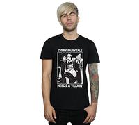Disney Men's Every Fairy Tale Needs A Villain T-Shirt Black X-Large