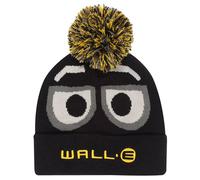 Disney Men's Face Pom Pom Beanie in Black Disney Black One Size