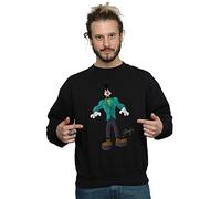 Disney Men's Frankenstein Goofy Sweatshirt Large Black