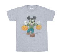 Disney Mens Frankenstein Mickey Mouse T-Shirt - Sports Grey - Sports Grey - L