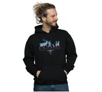 Disney Men's Frozen 2 Believe In The Journey Silhouette Hoodie in Black | Size: 2XL Disney Black 2XL